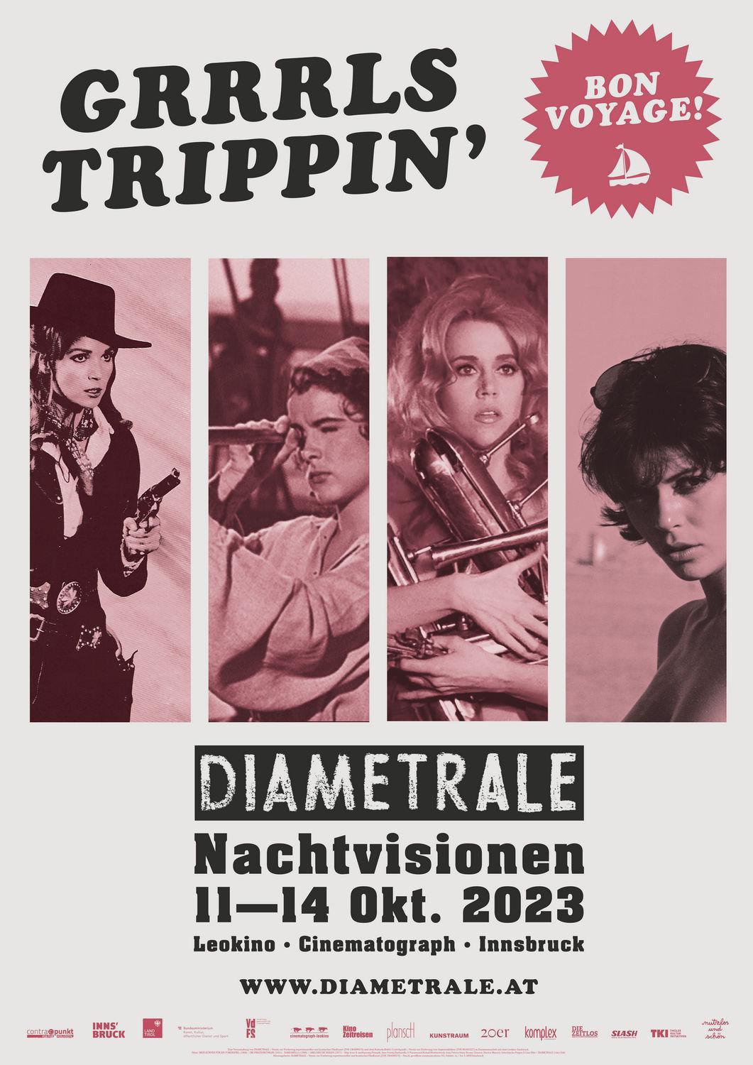 Plakat DIAMETRALE Nachtvisionen 2023